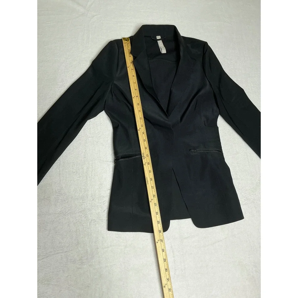 Athleta Women's Size 0 Interstellar Blazer Black Lightweight